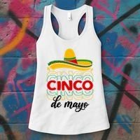 Cinco De Mayo Fiesta Retro Women's Tank Top thumb 3
