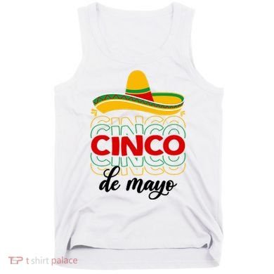 Cinco De Mayo Fiesta Retro Tank Top