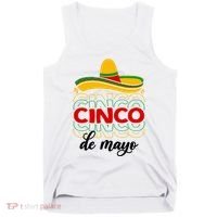 Cinco De Mayo Fiesta Retro Tank Top thumb 0
