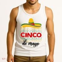 Cinco De Mayo Fiesta Retro Tank Top thumb 3