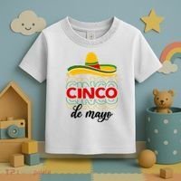 Cinco De Mayo Fiesta Retro Toddler T-Shirt thumb 3