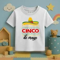 Cinco De Mayo Fiesta Retro Toddler T-Shirt thumb 3