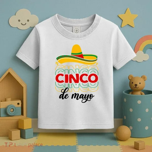 Cinco De Mayo Fiesta Retro Toddler T-Shirt