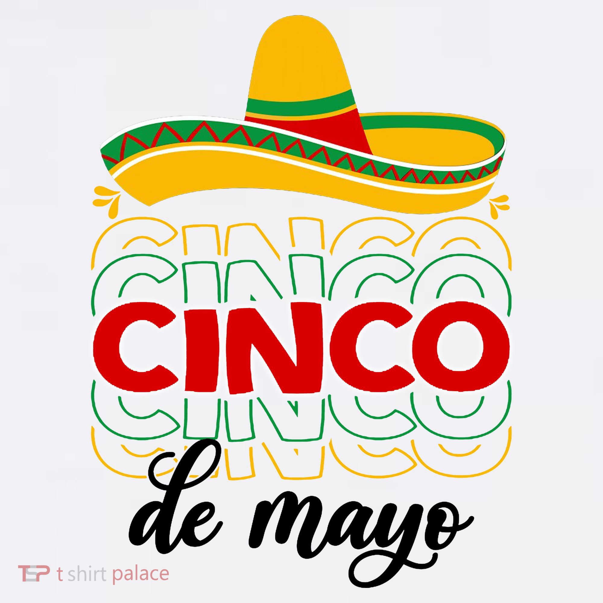 Cinco De Mayo Fiesta Retro Toddler T-Shirt