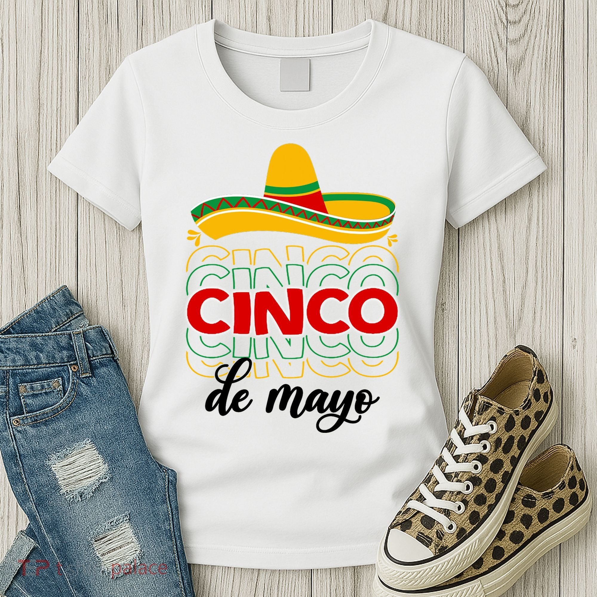 Cinco De Mayo Fiesta Retro Women's T-Shirt