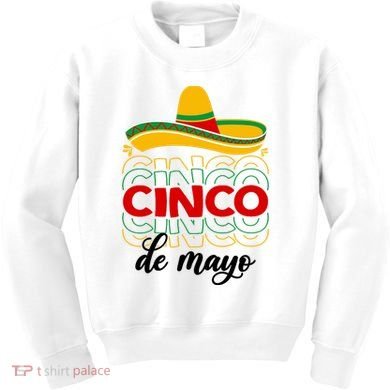 Cinco De Mayo Fiesta Retro Kids Sweatshirt