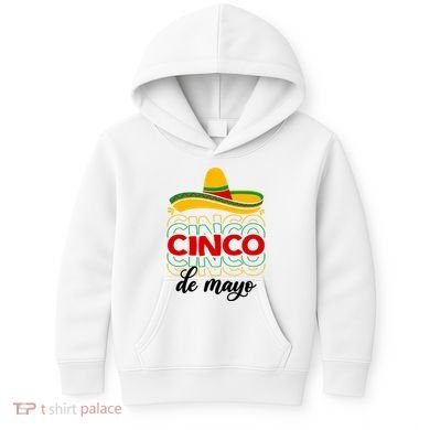 Cinco De Mayo Fiesta Retro Kids Hoodie