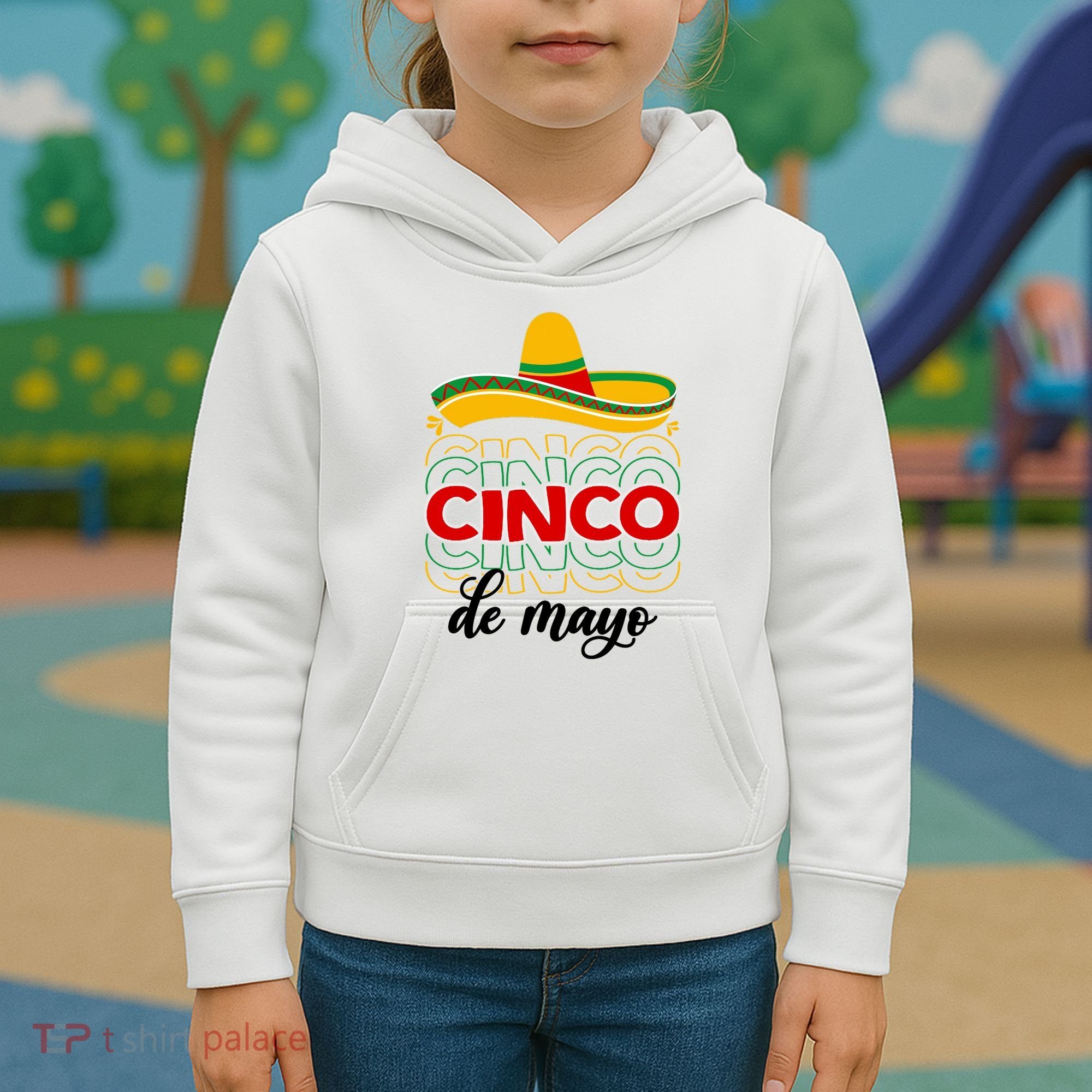 Cinco De Mayo Fiesta Retro Kids Hoodie