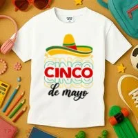 Cinco De Mayo Fiesta Retro Kids T-Shirt thumb 3