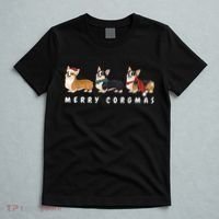Corgi Dog Merry Corgmas Santa Corgi Ugly Christmas Sweater T-Shirt thumb 5