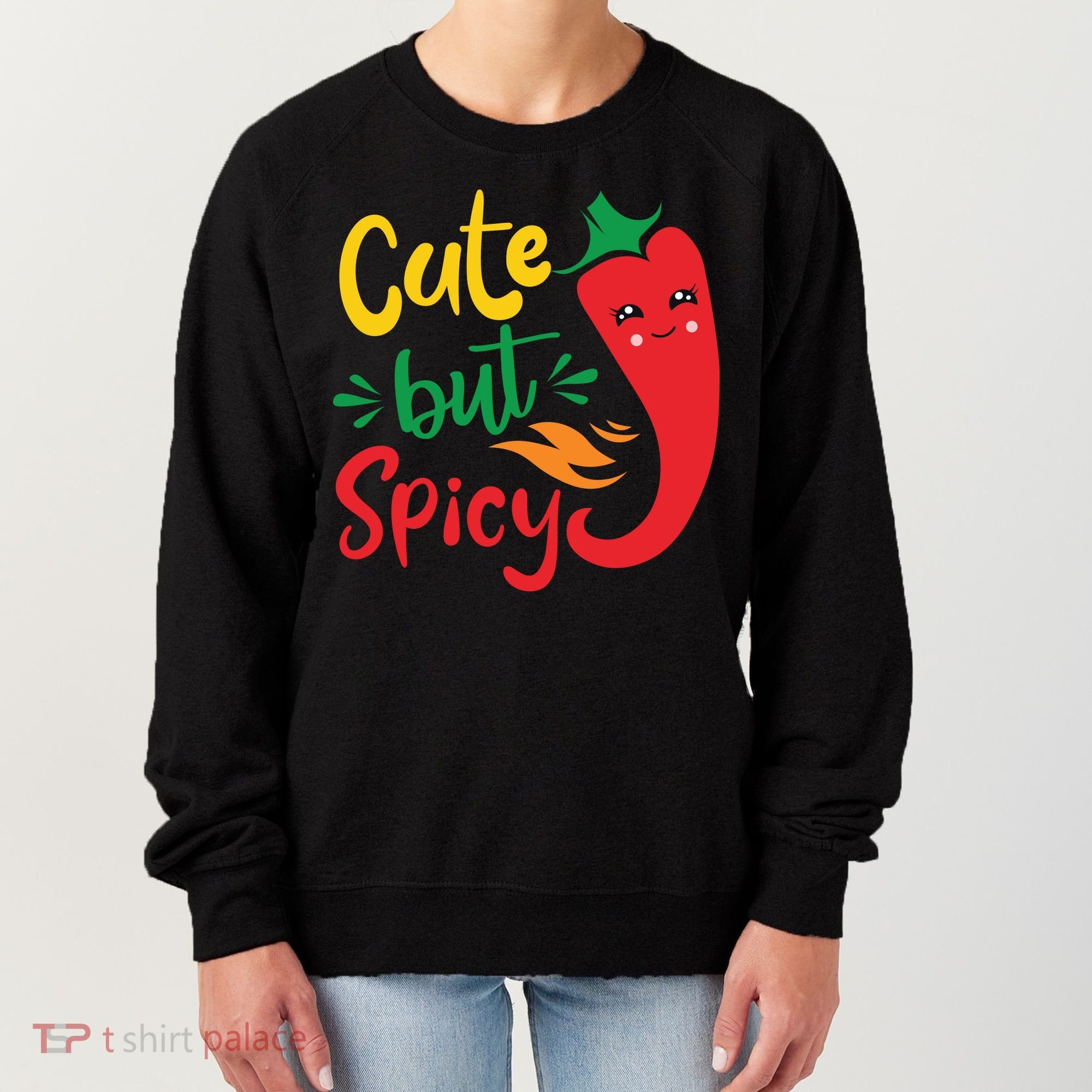 Cinco De Mayo Cute But Spicy Funny Hot Pepper Women's Sweatshirt