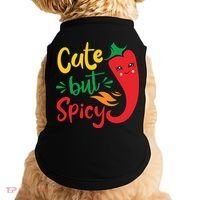 Cinco De Mayo Cute But Spicy Funny Hot Pepper Doggie Tank thumb 0