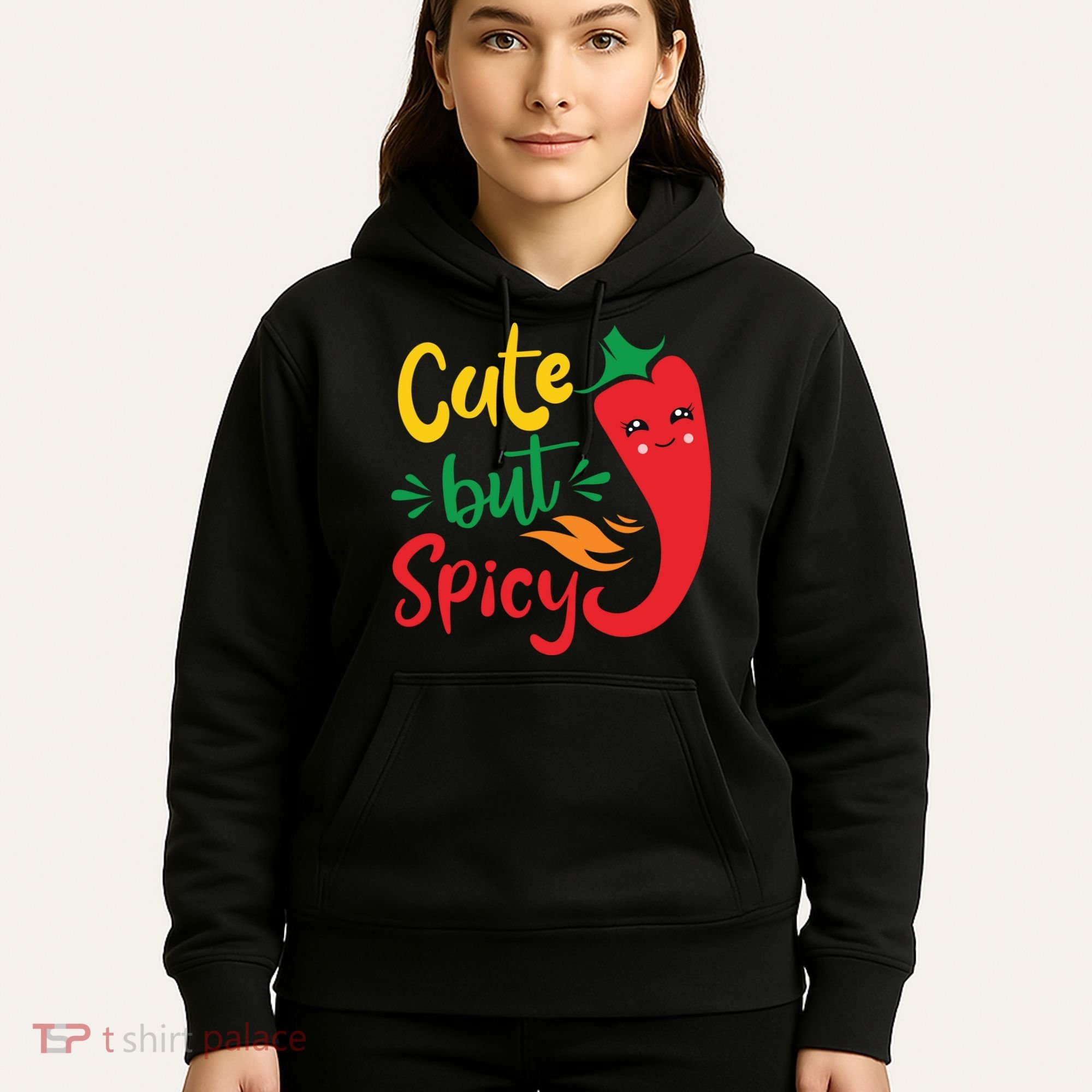 Cinco De Mayo Cute But Spicy Funny Hot Pepper Hoodie