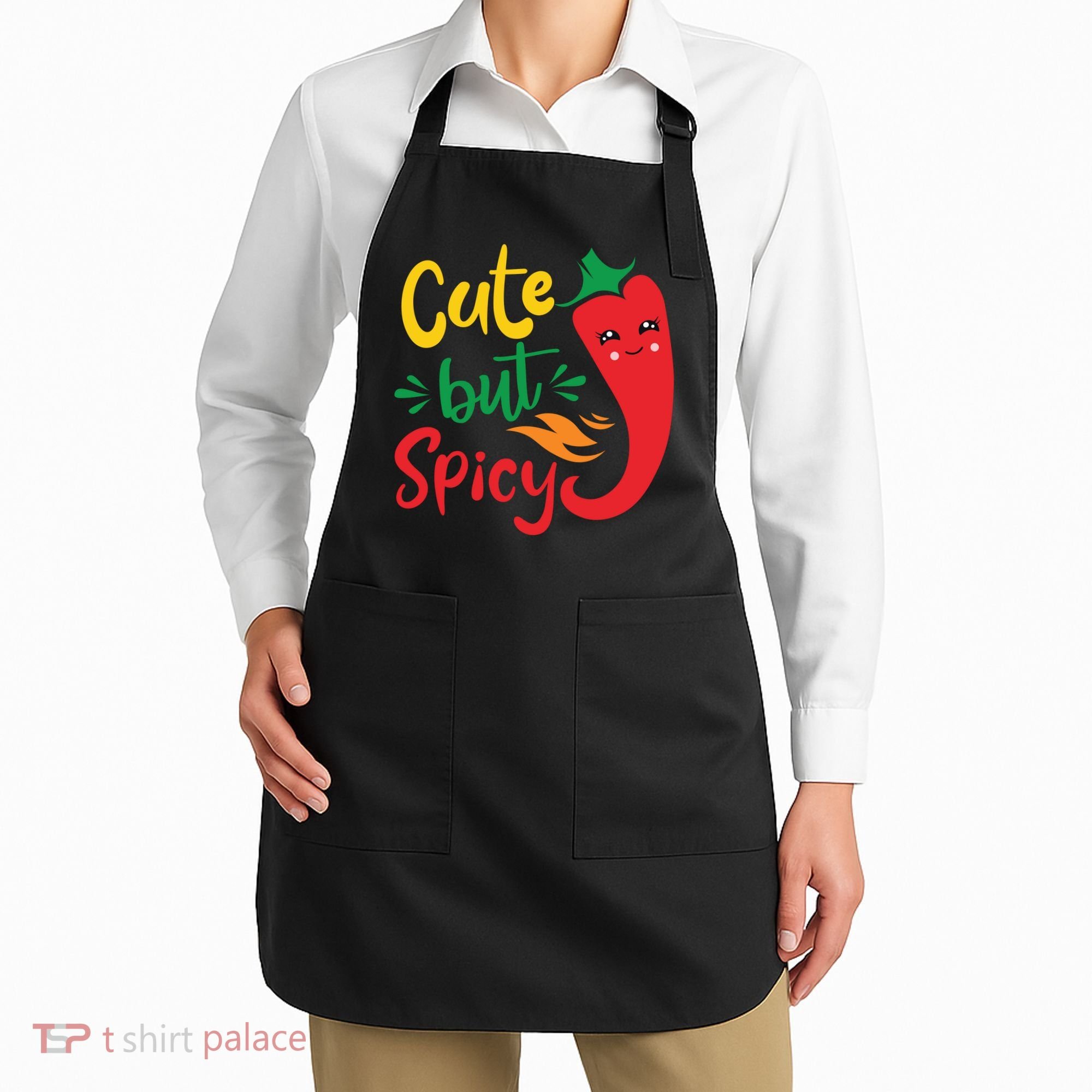 Cinco De Mayo Cute But Spicy Funny Hot Pepper Apron
