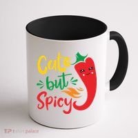Cinco De Mayo Cute But Spicy Funny Hot Pepper Coffee Mug thumb 1