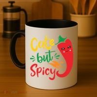 Cinco De Mayo Cute But Spicy Funny Hot Pepper Coffee Mug thumb 4