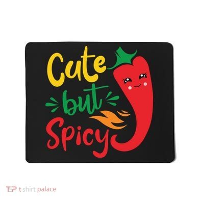 Cinco De Mayo Cute But Spicy Funny Hot Pepper Mousepad