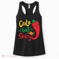 Cinco De Mayo Cute But Spicy Funny Hot Pepper Women's Tank Top thumb 0