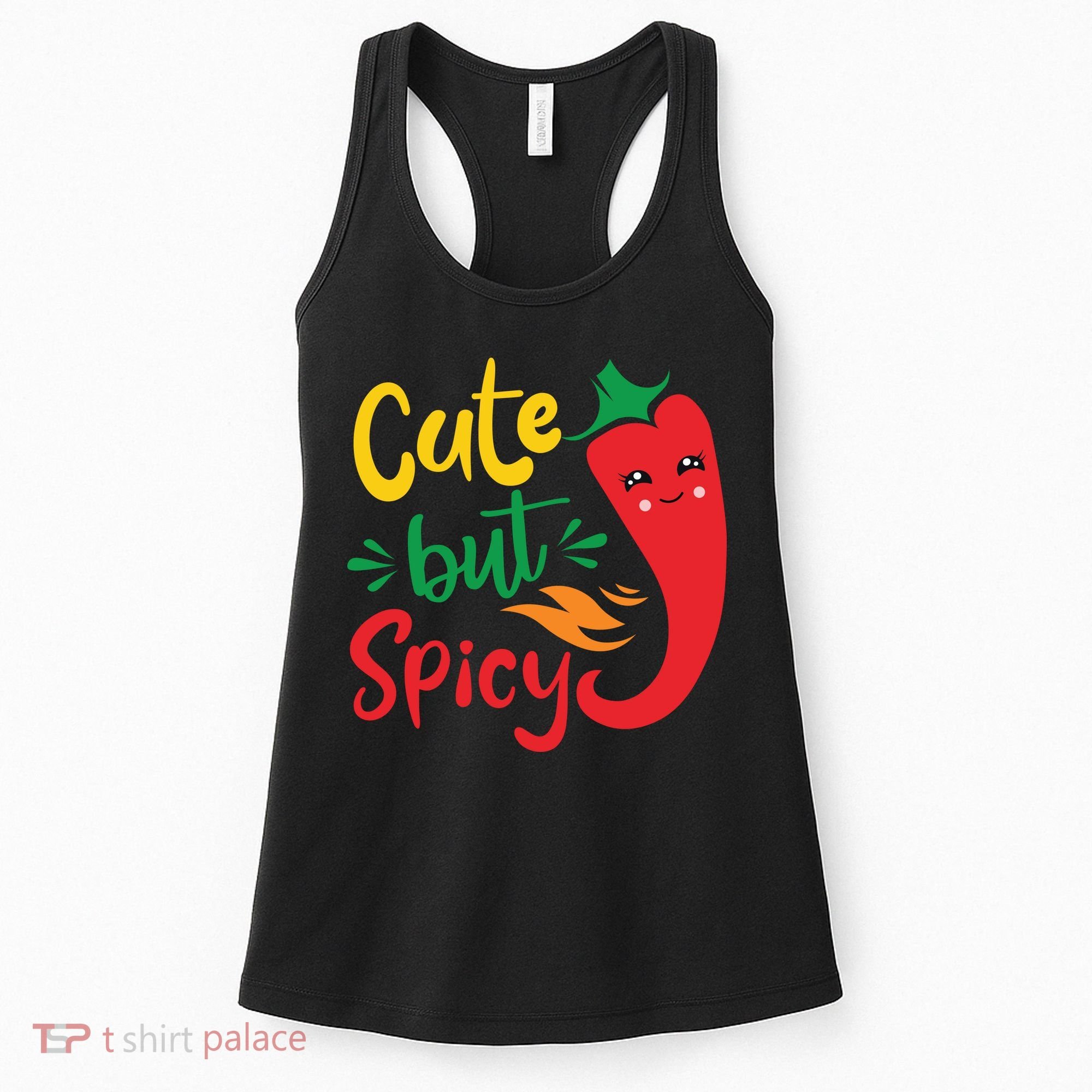 Cinco De Mayo Cute But Spicy Funny Hot Pepper Women's Tank Top