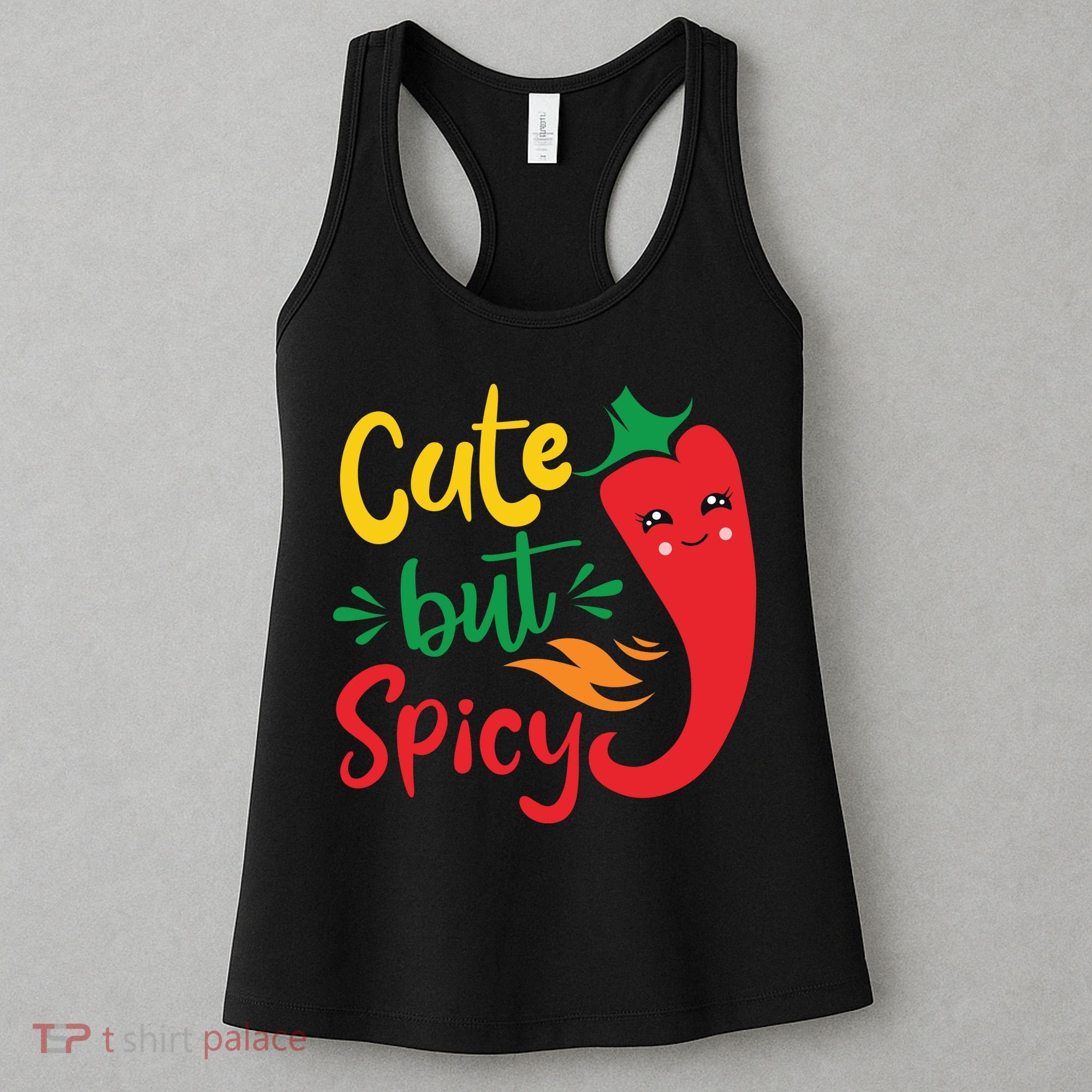 Cinco De Mayo Cute But Spicy Funny Hot Pepper Women's Tank Top