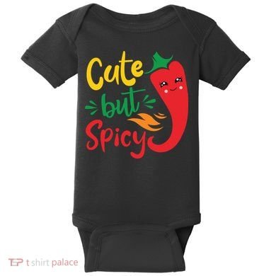 Cinco De Mayo Cute But Spicy Funny Hot Pepper Baby Bodysuit
