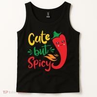 Cinco De Mayo Cute But Spicy Funny Hot Pepper Tank Top thumb 2