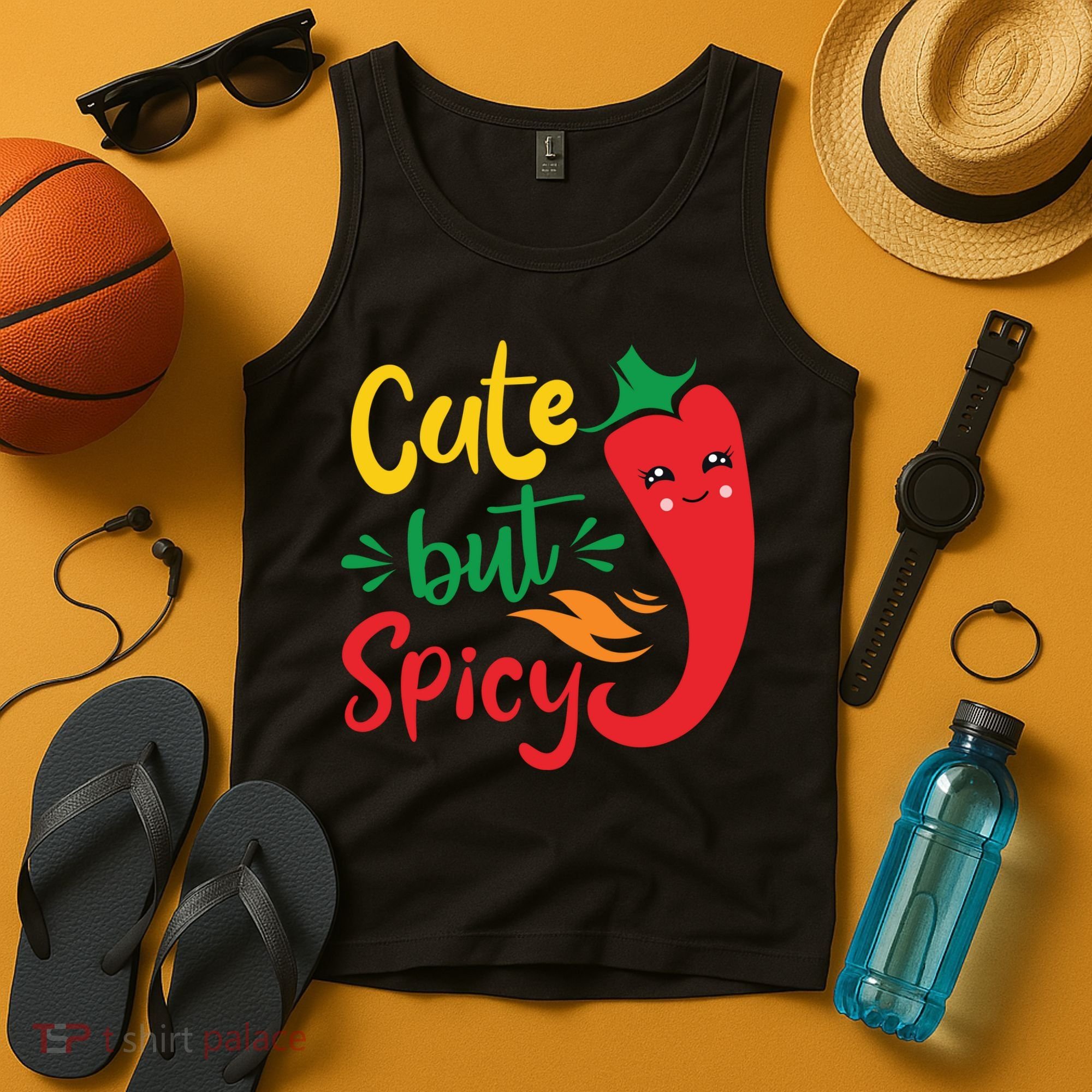 Cinco De Mayo Cute But Spicy Funny Hot Pepper Tank Top