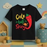 Cinco De Mayo Cute But Spicy Funny Hot Pepper Toddler T-Shirt thumb 3