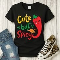 Cinco De Mayo Cute But Spicy Funny Hot Pepper Women's T-Shirt thumb 3