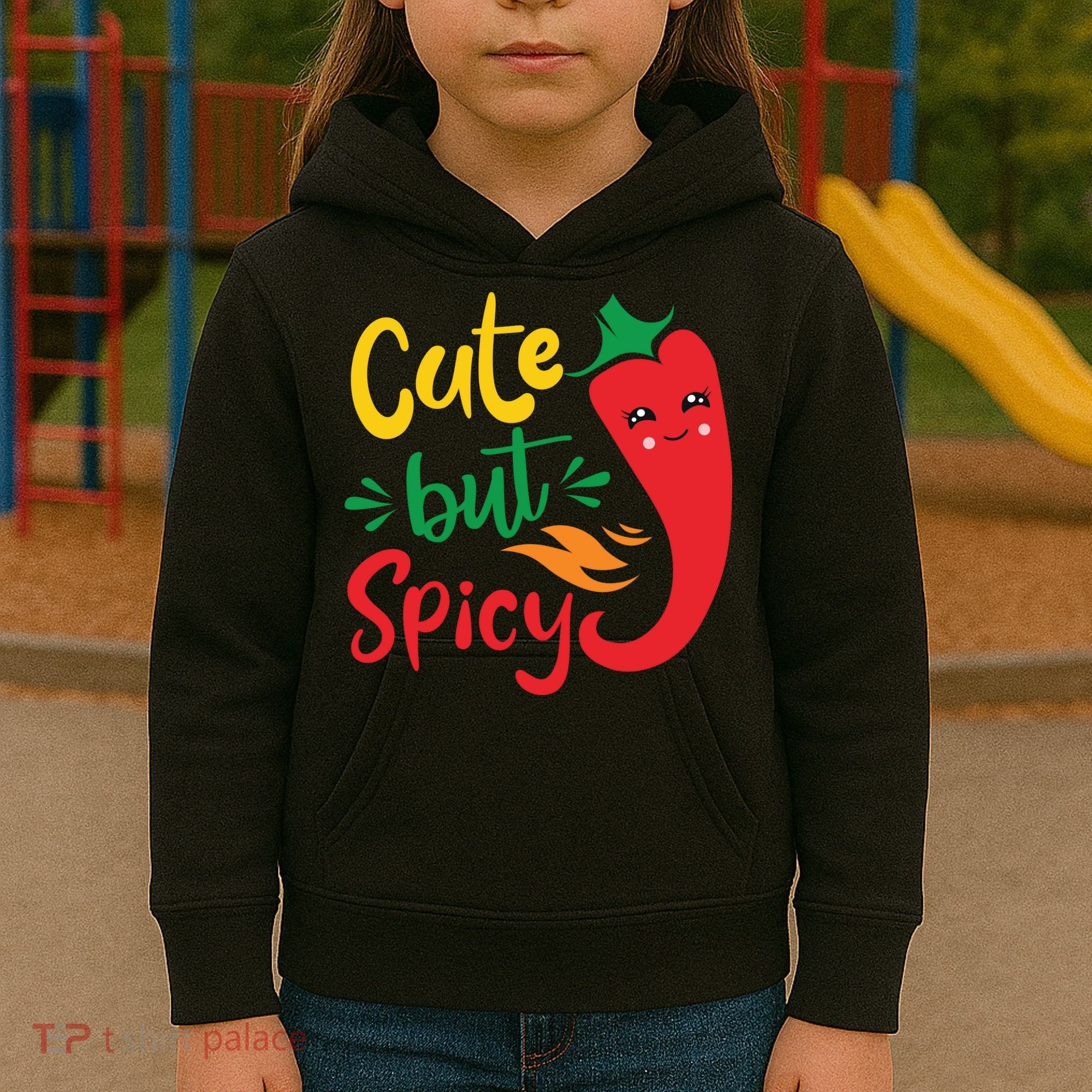 Cinco De Mayo Cute But Spicy Funny Hot Pepper Kids Hoodie