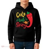 Cinco De Mayo Cute But Spicy Funny Hot Pepper Kids Hoodie thumb 4