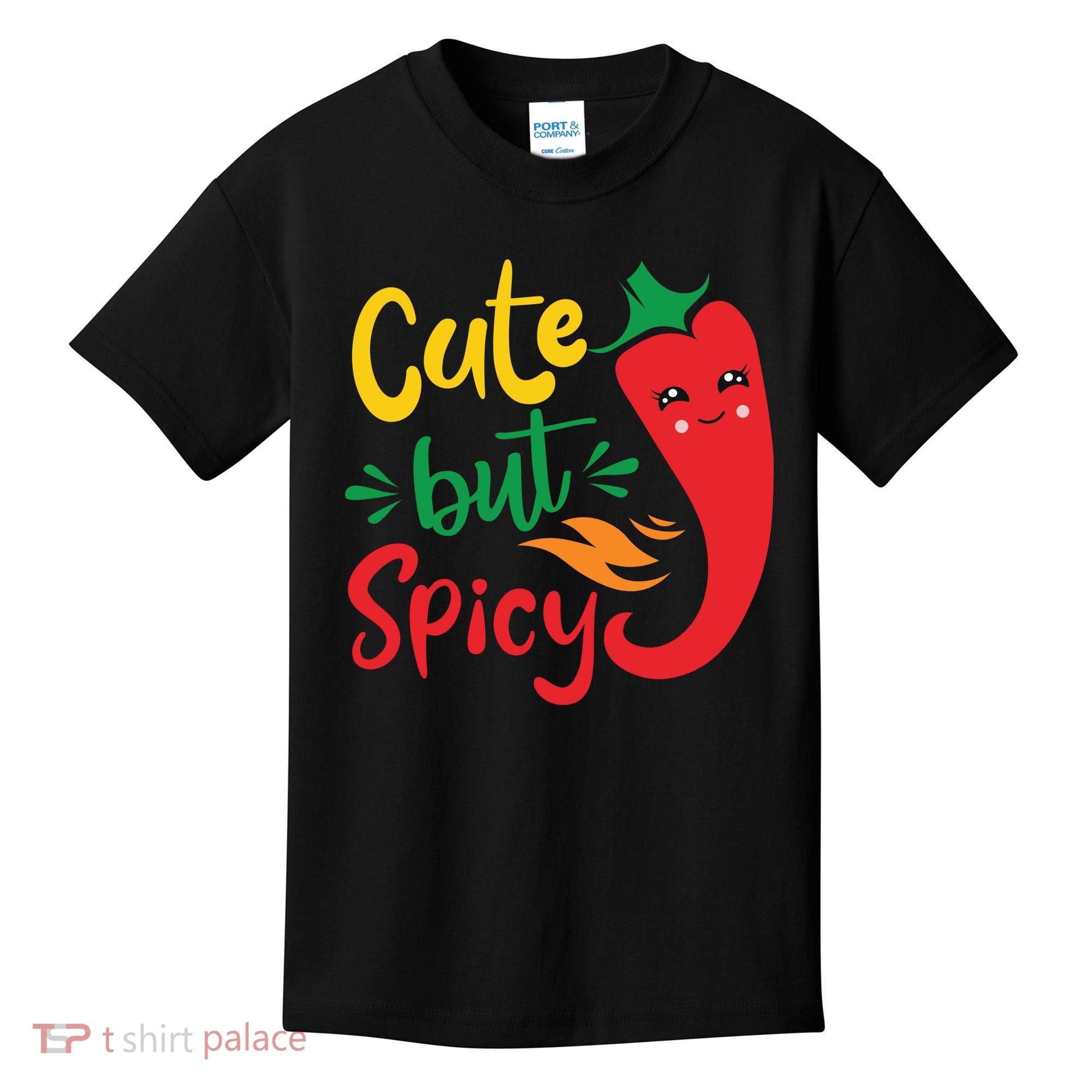 Cinco De Mayo Cute But Spicy Funny Hot Pepper Kids T-Shirt