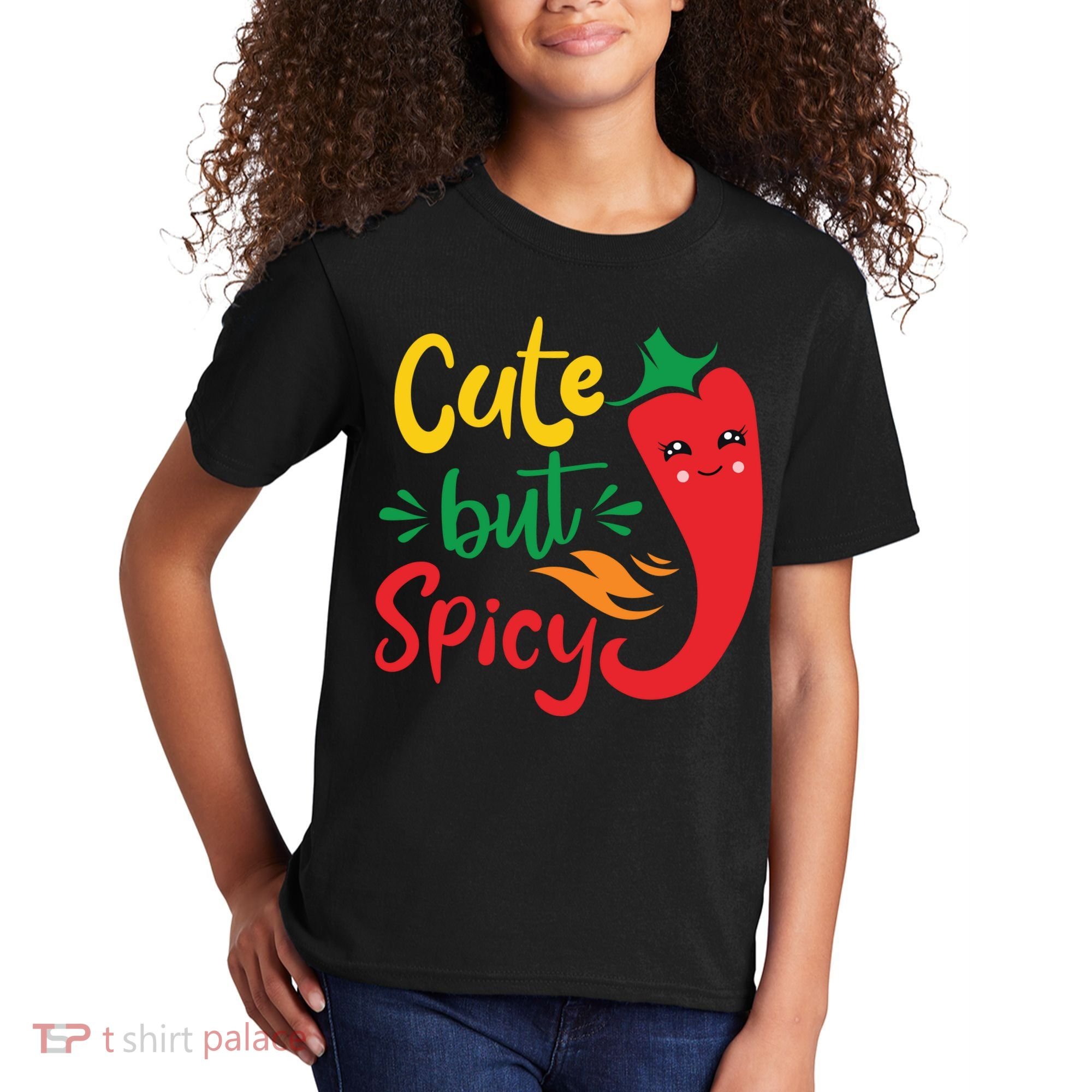 Cinco De Mayo Cute But Spicy Funny Hot Pepper Kids T-Shirt