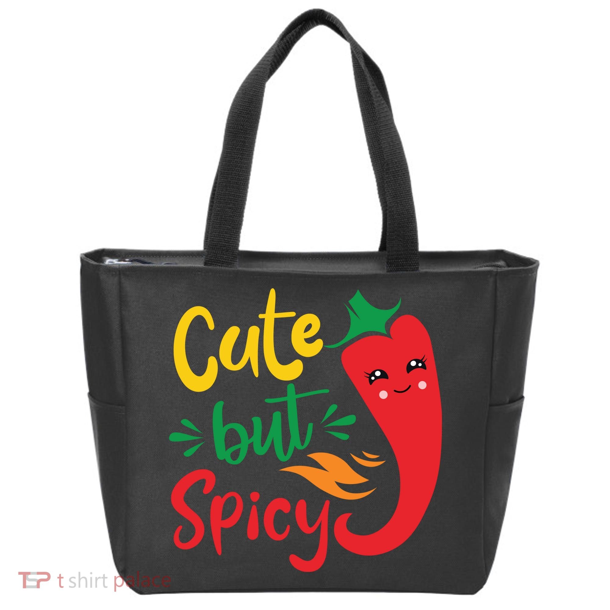 Cinco De Mayo Cute But Spicy Funny Hot Pepper Tote Bag