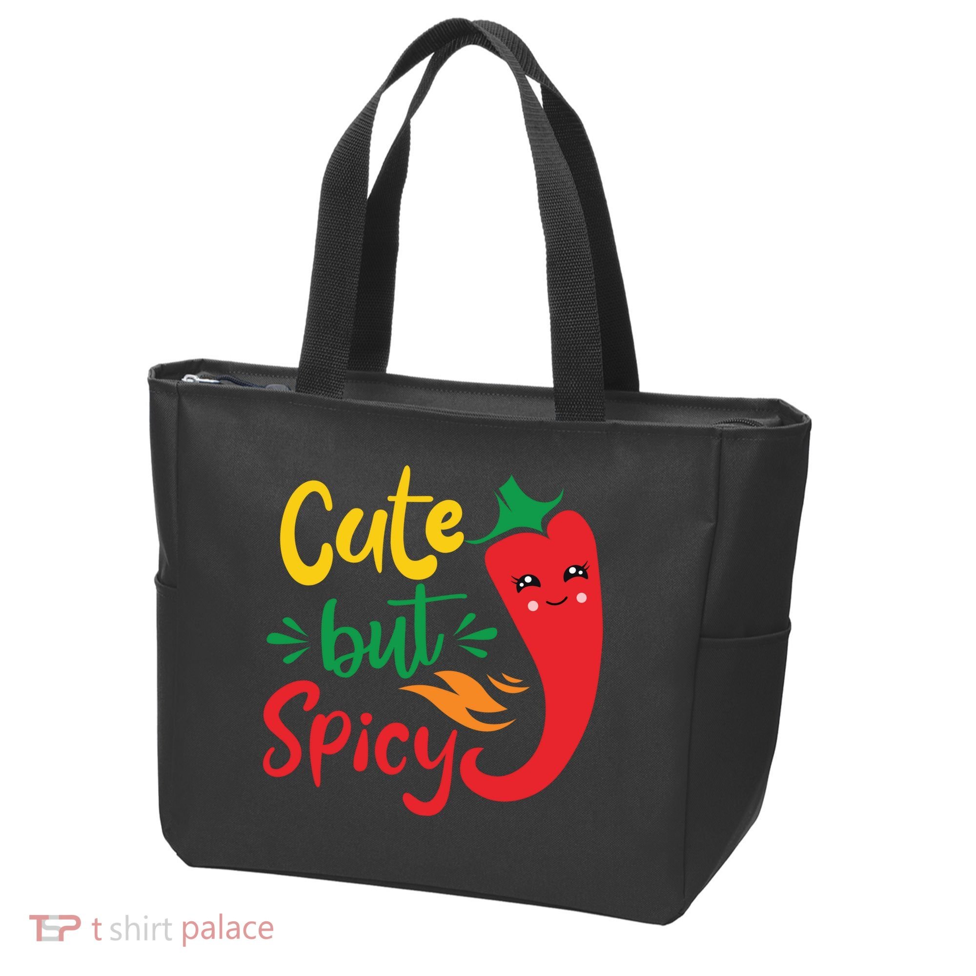 Cinco De Mayo Cute But Spicy Funny Hot Pepper Tote Bag