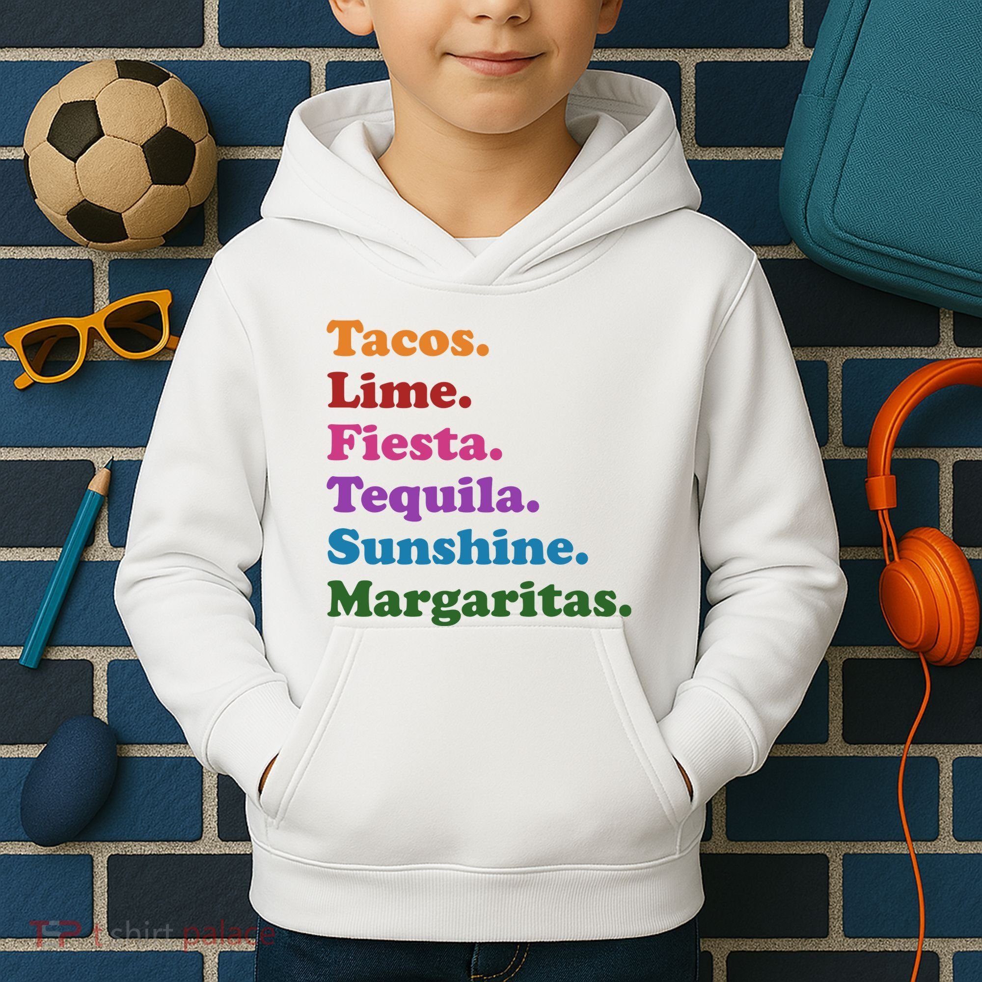 Cinco De Mayo Taco Fiesta Party Kids Hoodie