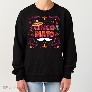 Cinco De Mayo Fiesta Mustache Women's Sweatshirt