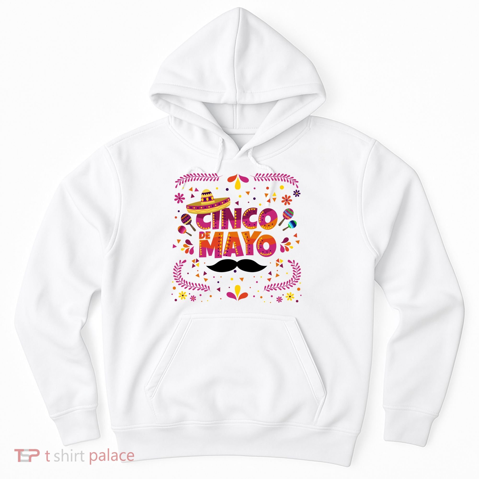 Cinco De Mayo Fiesta Mustache Hoodie