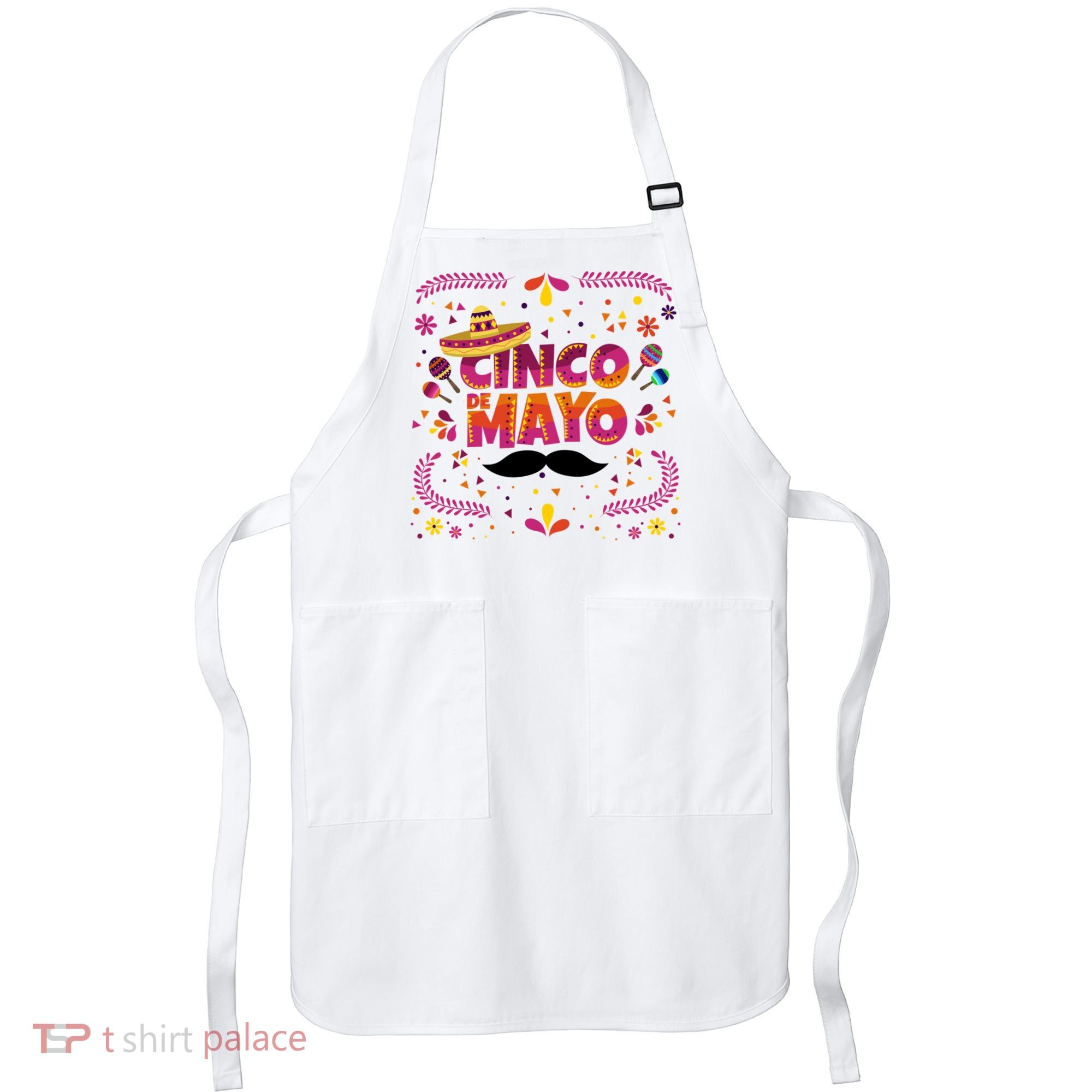 Cinco De Mayo Fiesta Mustache Apron