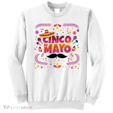 Cinco De Mayo Fiesta Mustache Sweatshirt