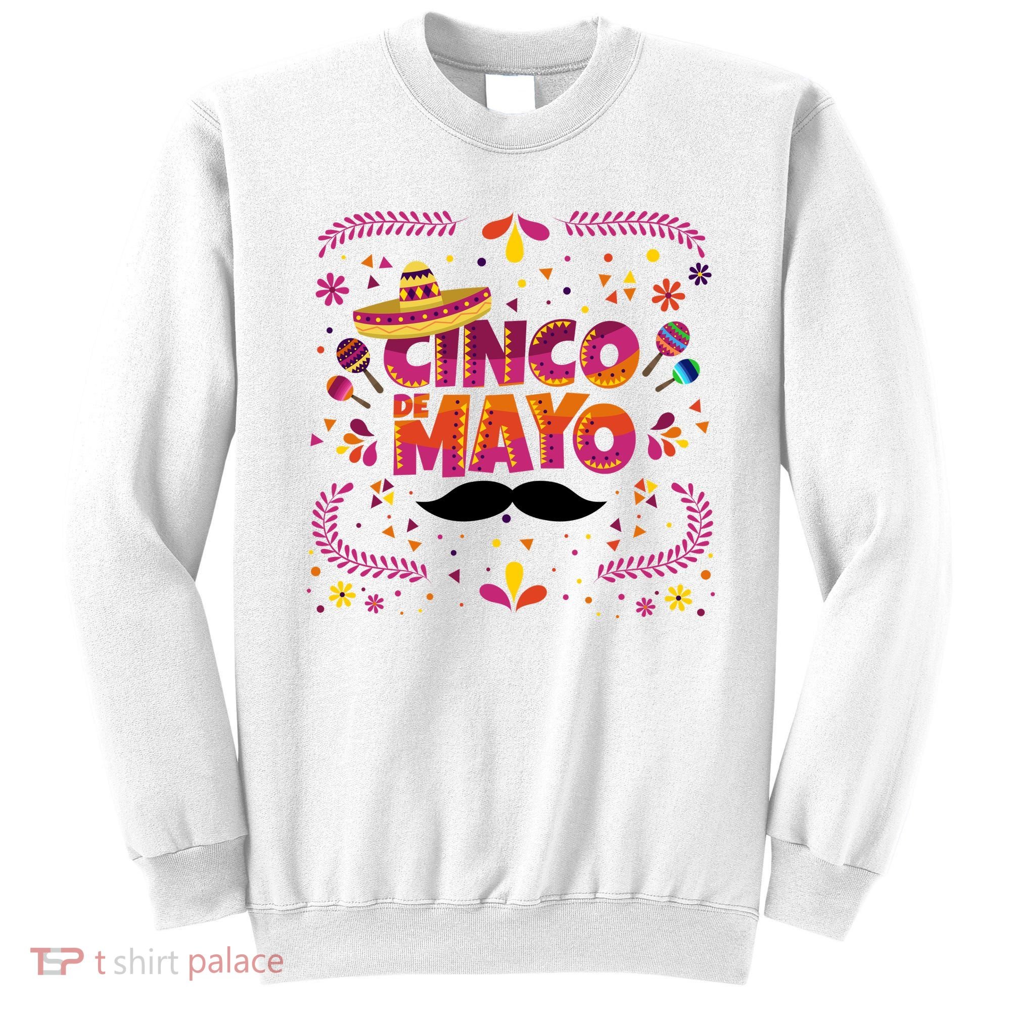 Cinco De Mayo Fiesta Mustache Sweatshirt