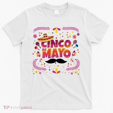 Cinco De Mayo Fiesta Mustache T-Shirt