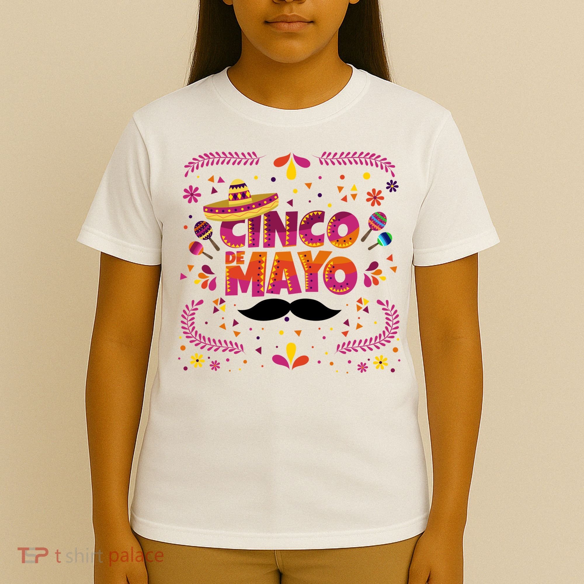 Cinco De Mayo Fiesta Mustache T-Shirt
