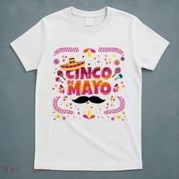 Cinco De Mayo Fiesta Mustache T-Shirt thumb 5