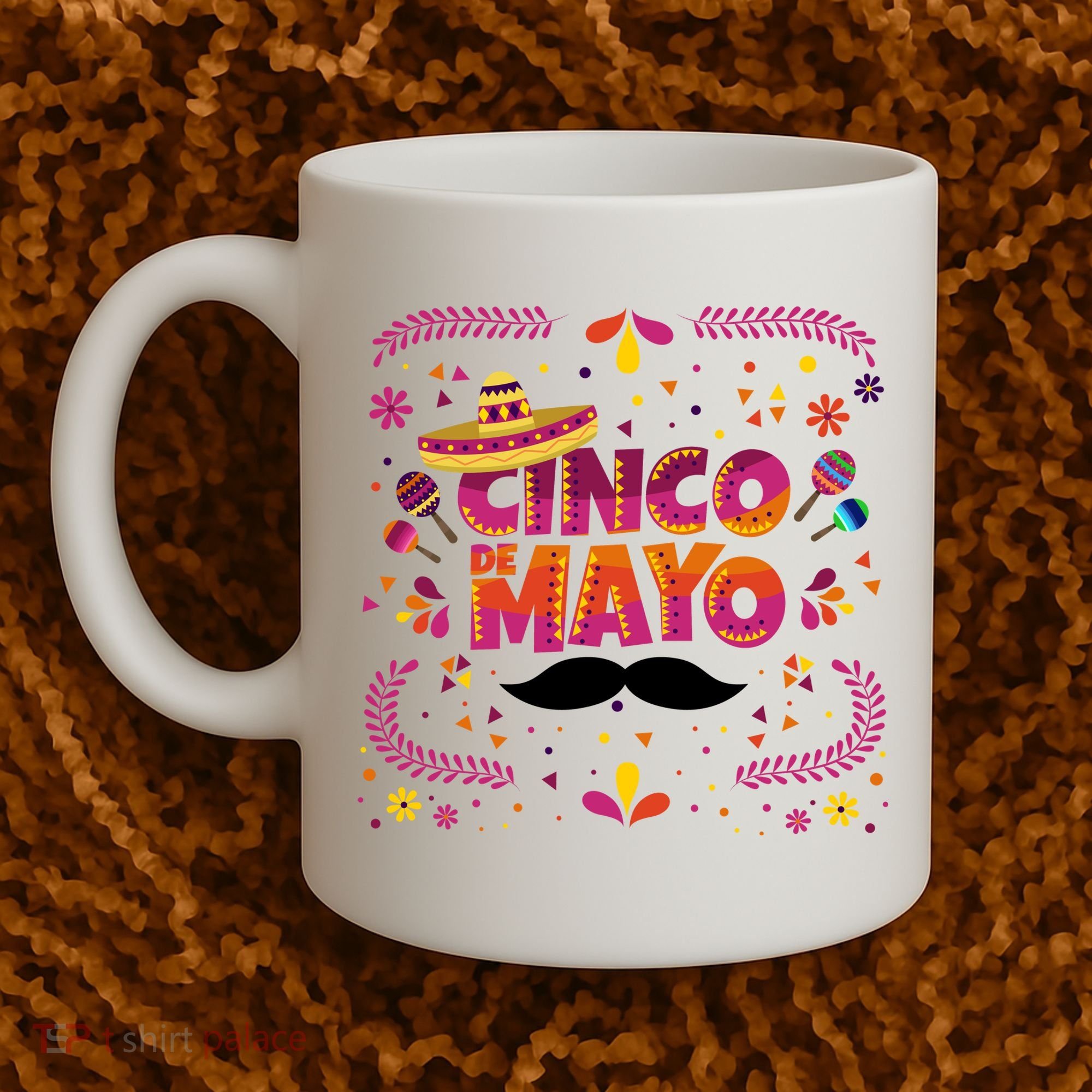 Cinco De Mayo Fiesta Mustache Coffee Mug