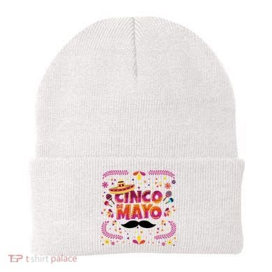 Cinco De Mayo Fiesta Mustache Beanie