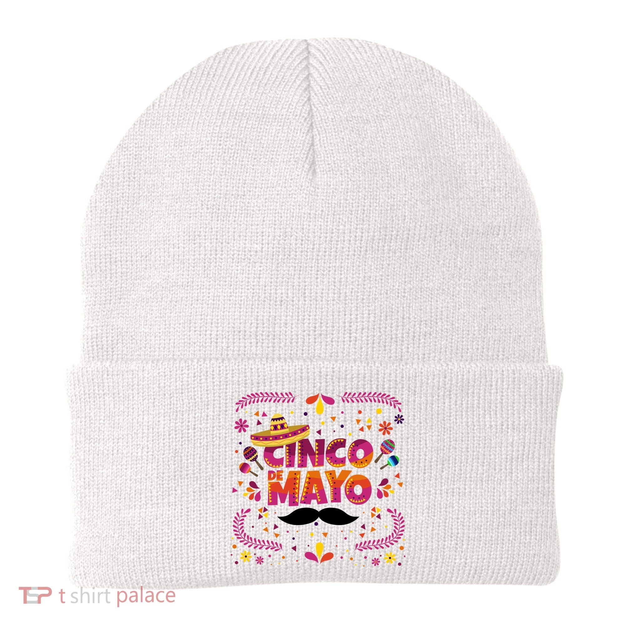 Cinco De Mayo Fiesta Mustache Beanie