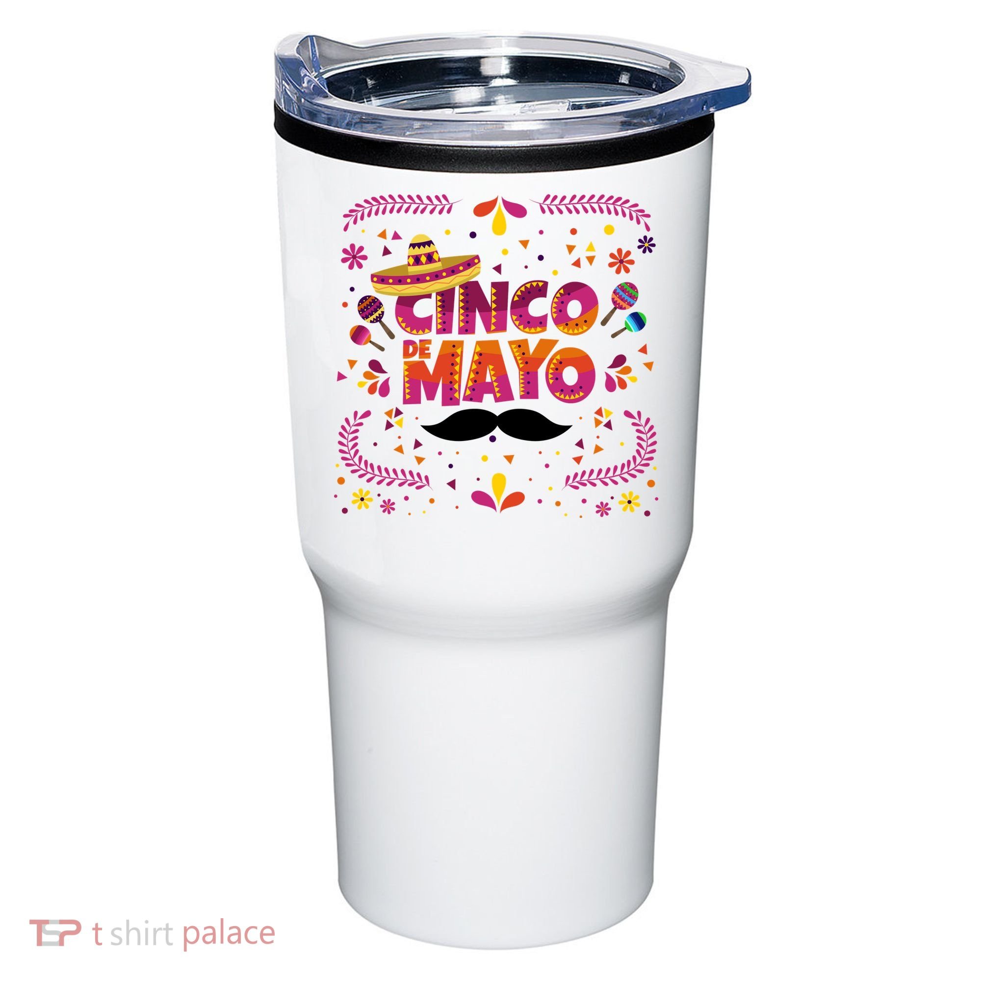 Cinco De Mayo Fiesta Mustache Tumbler