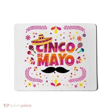 Cinco De Mayo Fiesta Mustache Mousepad