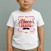 Cinco De Mayo Fiesta Mustache Toddler T-Shirt thumb 2